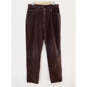 Vintage Lee Riveted Brown Corduroy Pant